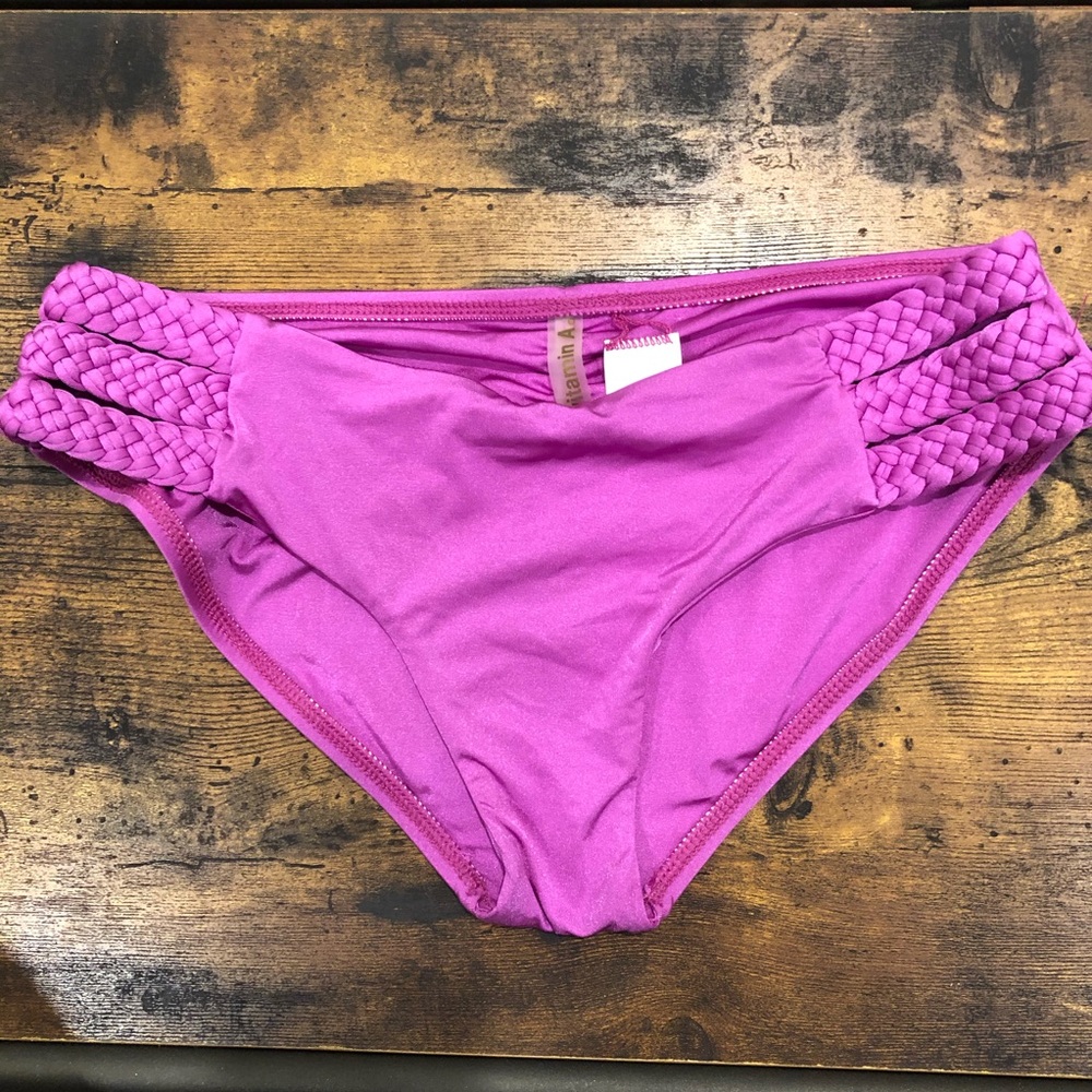 Vitamin A bikini braided bottom